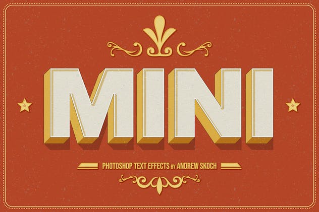 second preview of 'Premium Retro Text Effects  Free Download'