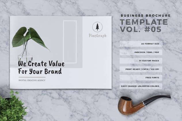 fourth preview of 'Premium Business Brochure Template Vol 05  Free Download'