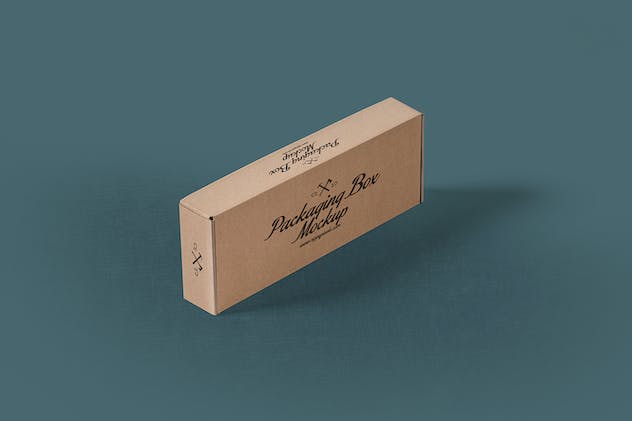 third preview of 'Premium 7 Rectangular Packaging Box Mockups  Free Download'