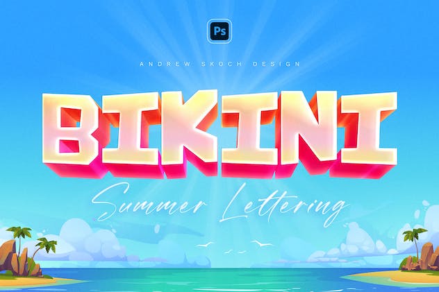 second preview of 'Premium Summer Text Effects  Free Download'