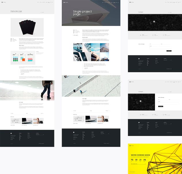 fourth preview of 'Premium Elementy – Multipurpose PSD Template  Free Download'