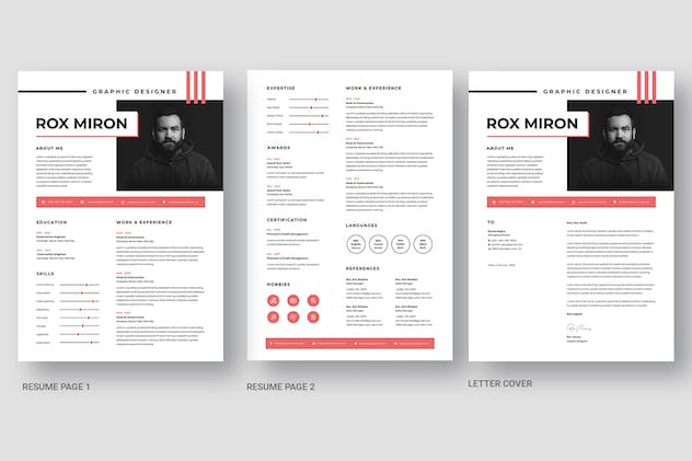 third preview of 'Premium Resume Word  Free Download'