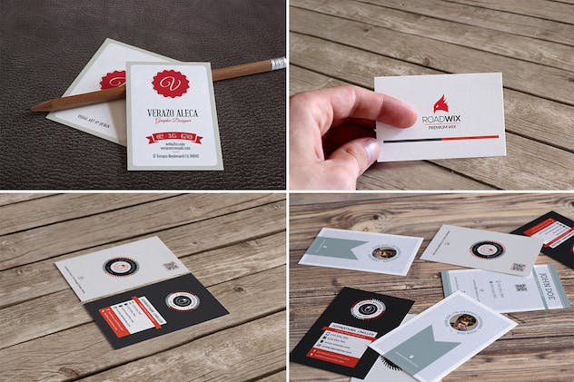 third preview of 'Premium Realistic Business Card Mockups for EU Size  Free Download'