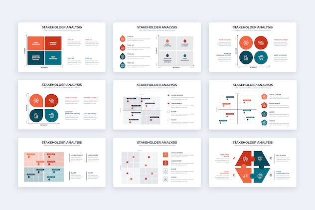 third preview of 'Premium Business Stakeholder Illustrator Infographics  Free Download'