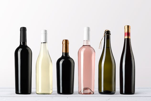 third preview of 'Premium Wine Bottles Mockups Vol 1  Free Download'