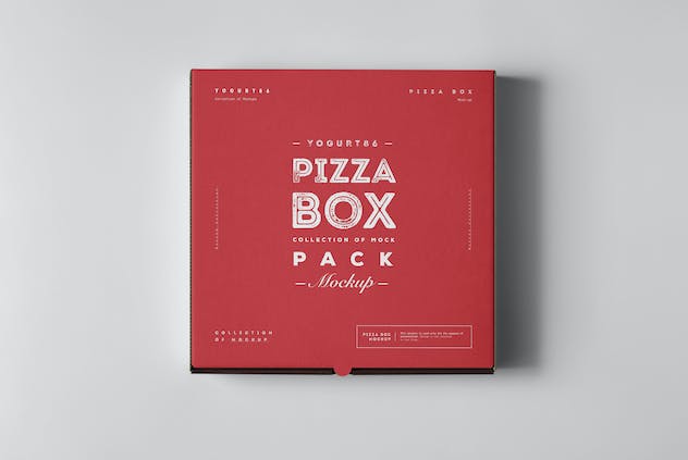 fourth preview of 'Premium 30 Pizza Box Mock Up  Free Download'