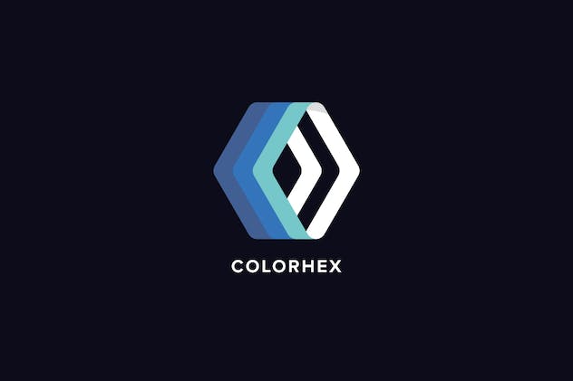 third preview of 'Premium Color Hex Logo Template  Free Download'