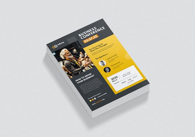 third preview of 'Premium Event Business Conference Flyer  Free Download'