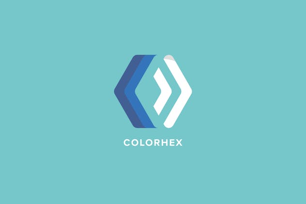 fourth preview of 'Premium Color Hex Logo Template  Free Download'