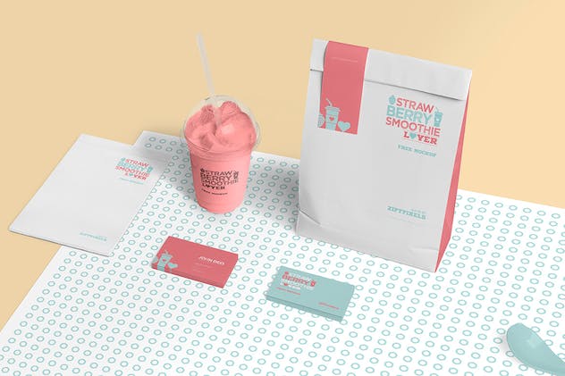 fourth preview of 'Premium Transparent Plastic Ice Cream Cup Mockups  Free Download'