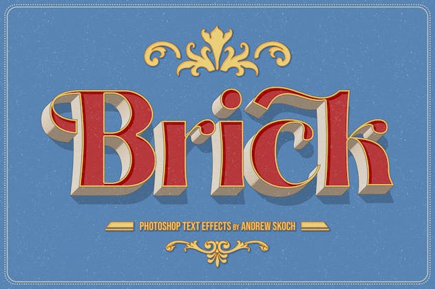 third preview of 'Premium Retro Text Effects  Free Download'