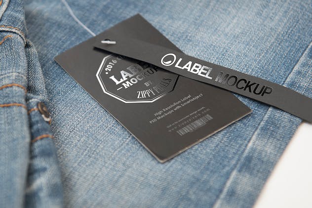 third preview of 'Premium Label Tag Mockups  Free Download'