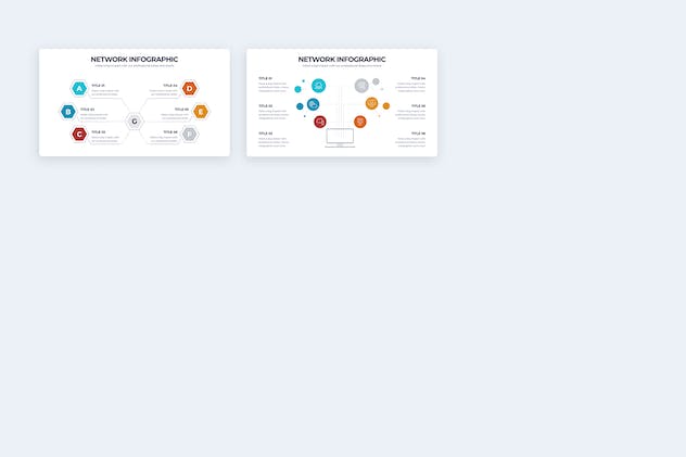 second preview of 'Premium Business Network Illustrator Infographics  Free Download'
