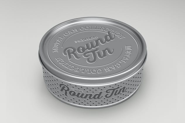 second preview of 'Premium Round Tin Can Packaging Mockups Vol. 3  Free Download'