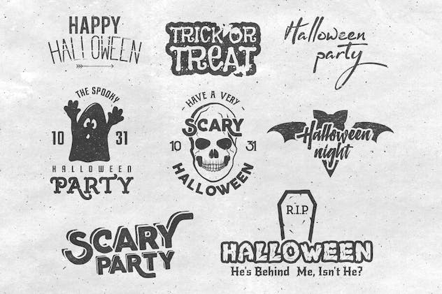 third preview of 'Premium Halloween Badges Set Vol. 2  Free Download'