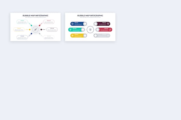 third preview of 'Premium Business Bubble Map Illustrator Infographics  Free Download'