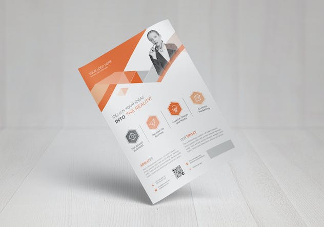 fourth preview of 'Premium Corporate Flyer Template  Free Download'