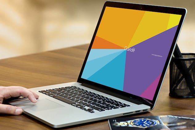 third preview of 'Premium Macbook Mockups  Free Download'