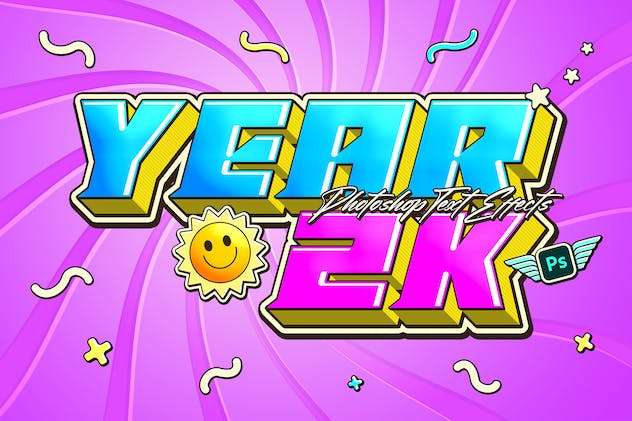 second preview of 'Premium Y2K Text Effects  Free Download'