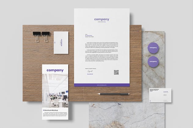second preview of 'Premium Stationery Mockup  Free Download'