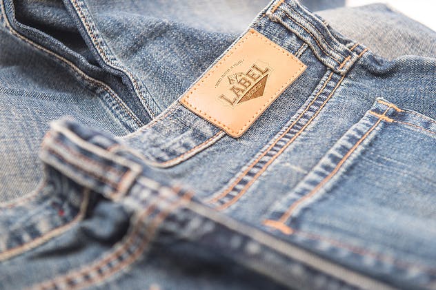 second preview of 'Premium Jeans Label Mockups  Free Download'