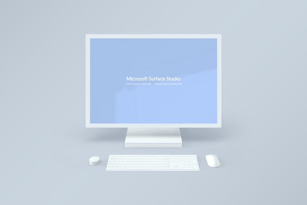 third preview of 'Premium  Microsoft Surface Studio Mockups V.2 – Photoshop  Free Download'