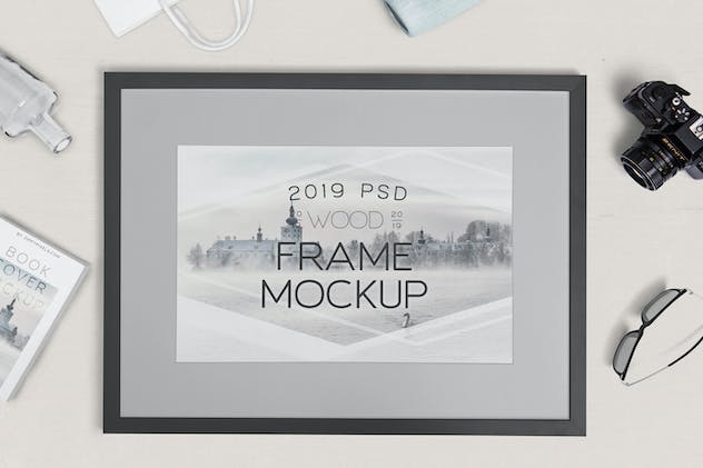 fourth preview of 'Premium Photography Frame Mockups  Free Download'