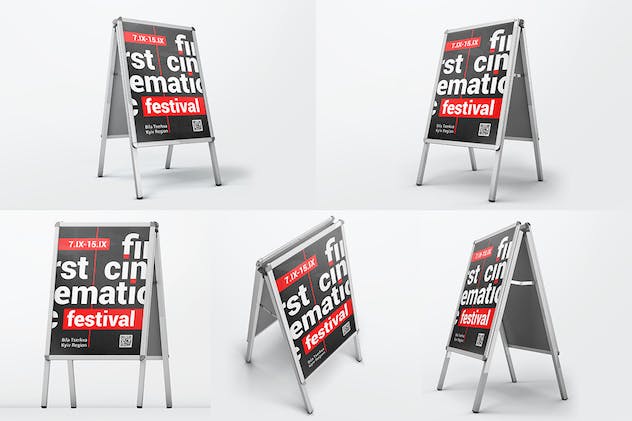 third preview of 'Premium Advertising Stand Mockups  Free Download'