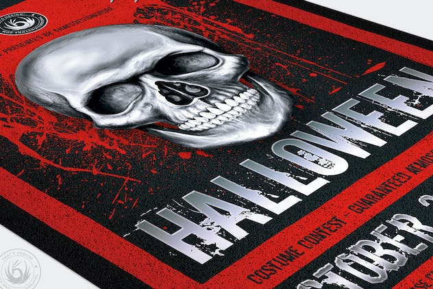 fourth preview of 'Premium Halloween Flyer Template V23  Free Download'