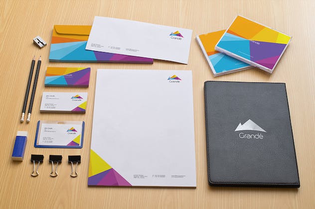 second preview of 'Premium Office Stationery Branding Mockups  Free Download'
