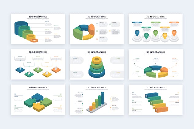second preview of 'Premium Business 3D Illustrator Infographics  Free Download'
