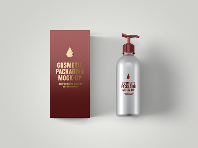 third preview of 'Premium Cosmetic Packaging Mock Up  Free Download'