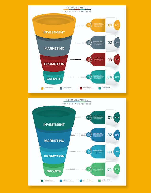 second preview of 'Premium Funnel Infographic Elements  Free Download'