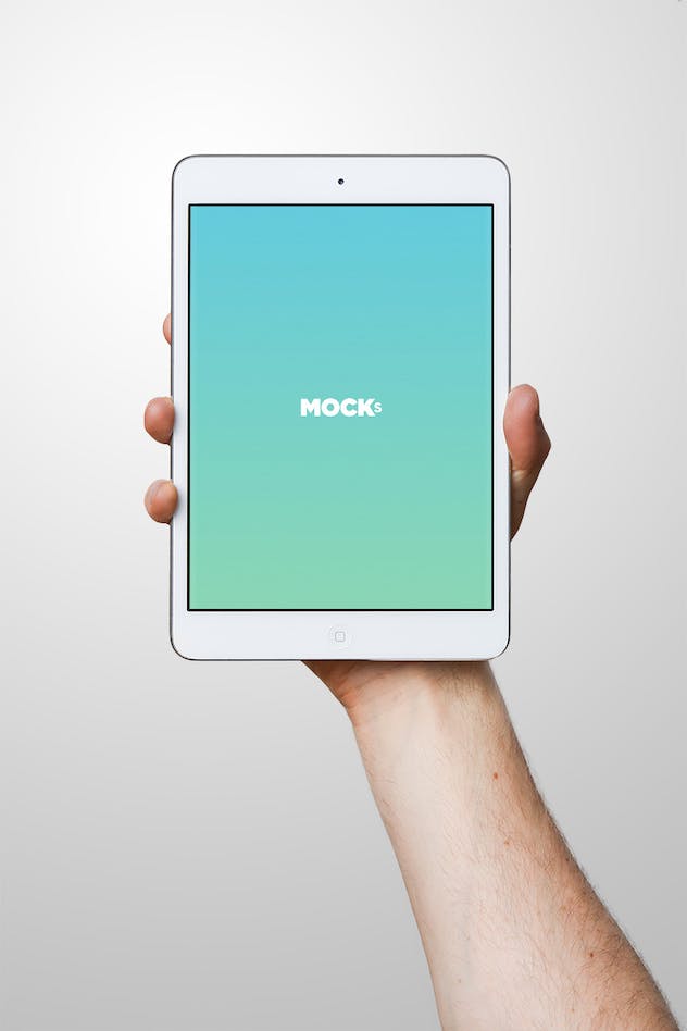 third preview of 'Premium iPad Mini Studio Mockups  Free Download'