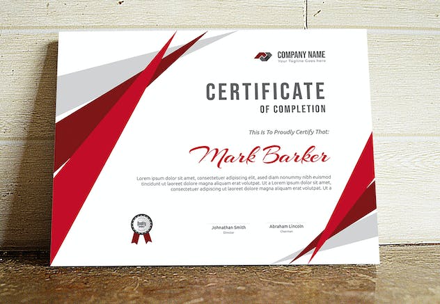 second preview of 'Premium Certificate Template  Free Download'