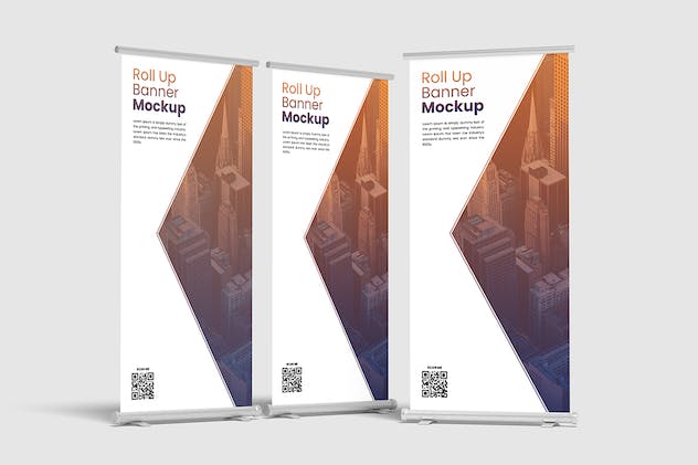 third preview of 'Premium Stand Banner Mockup  Free Download'