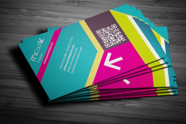 second preview of 'Premium Color Belts Business Card Design  Free Download'