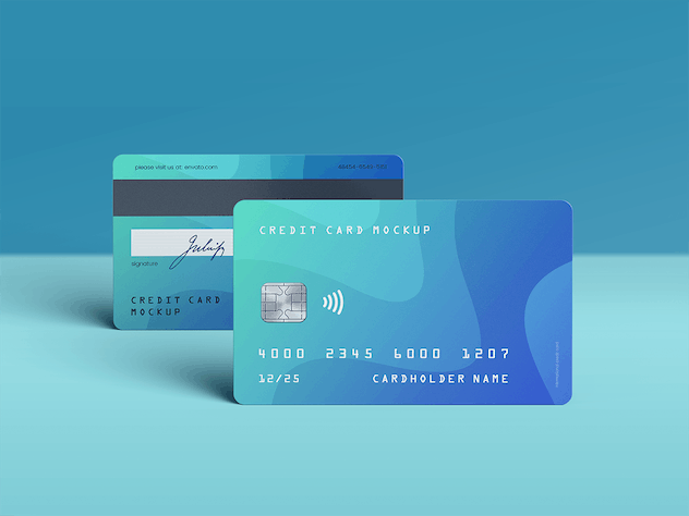 fourth preview of 'Premium Credit Card Membership Card Mockup  Free Download'