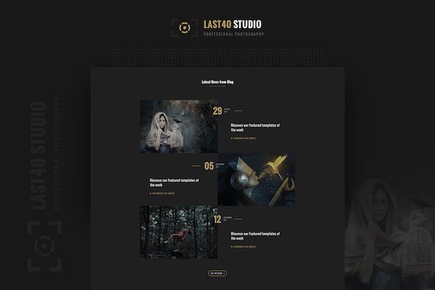 third preview of 'Premium Last40 Studio Creative Portfolio PSD Template  Free Download'