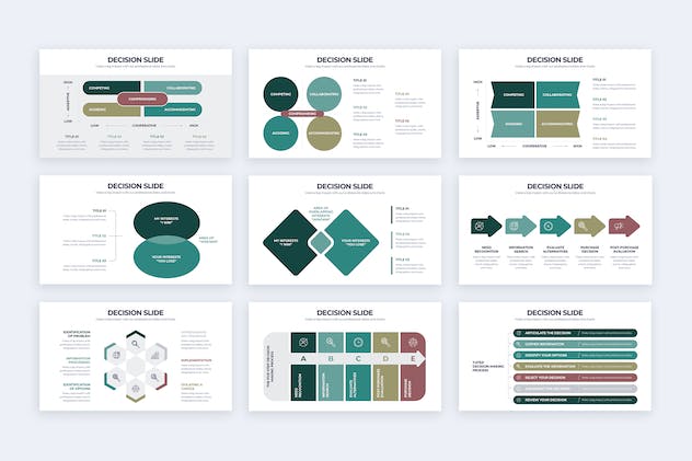 fourth preview of 'Premium Business Decision Illustrator Infographics  Free Download'