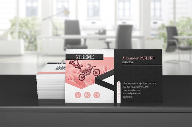 second preview of 'Premium Business Card Mockups  Free Download'