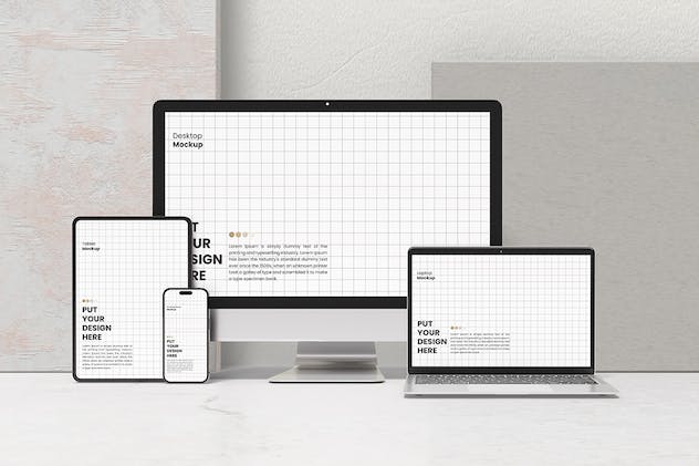second preview of 'Premium Multi Devices Mockup  Free Download'