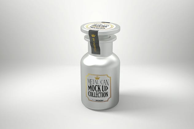 second preview of 'Premium Vol 3 Metal Can Mockup Collection  Free Download'