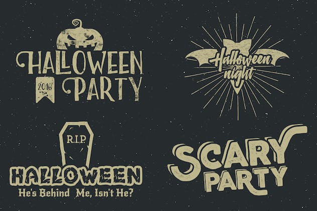 second preview of 'Premium Halloween Badges Set Vol. 2  Free Download'