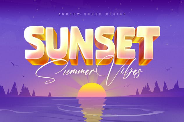 third preview of 'Premium Summer Text Effects  Free Download'