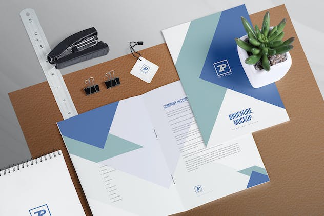 third preview of 'Premium 4 Stationery Mockup Scenes  Free Download'
