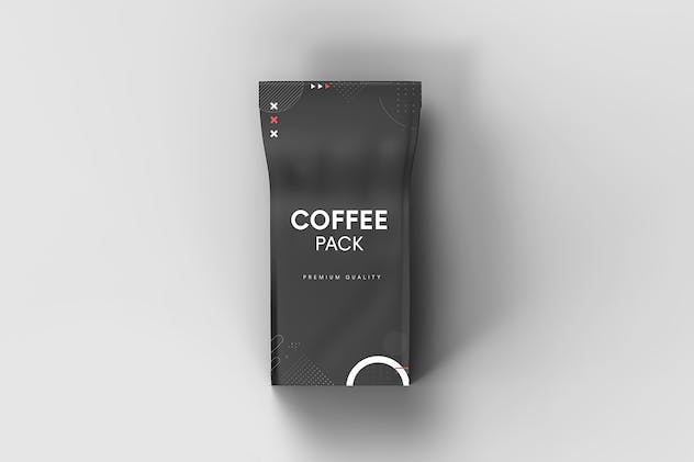 second preview of 'Premium Coffee Bag Packet Mockups  Free Download'