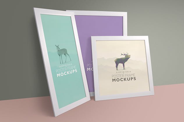 fourth preview of 'Premium Photo Frame Mockups  Free Download'