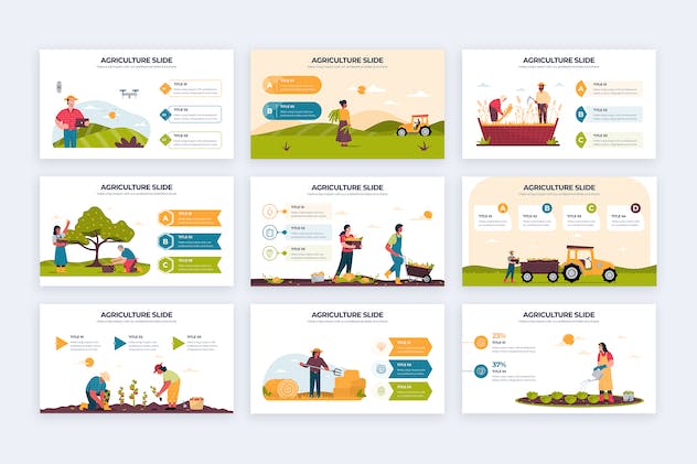 second preview of 'Premium Business Agriculture Illustrator Infographics  Free Download'