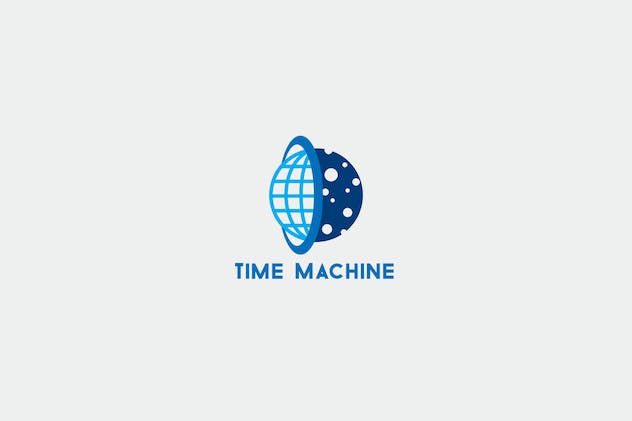 third preview of 'Premium Time Machine Logo Template  Free Download'